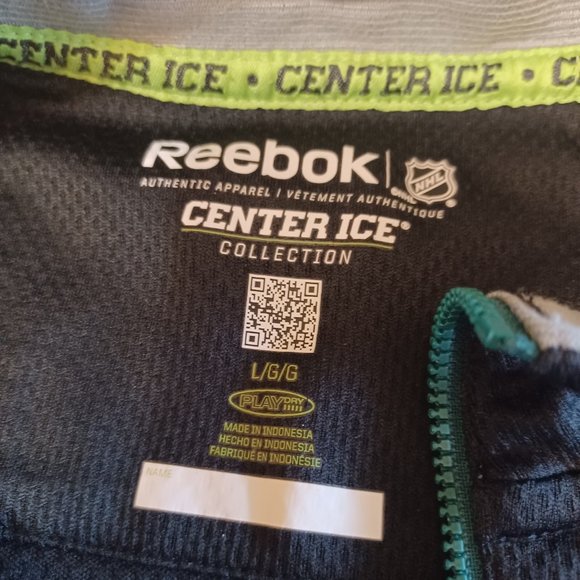 Minnesota Wild 1/4 Zip Pullover Reebok Center Ice (5251) - Picture 5 of 11